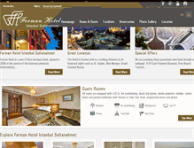 Tablet Screenshot of fermanhotel.com